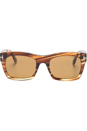 Tom Ford Lunettes de soleil Nico teintées à monture carrée
