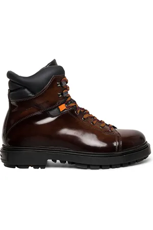 santoni Chaussures de randonnée à empiècements