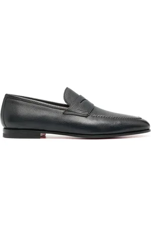santoni Mocassins en cuir à entaille penny