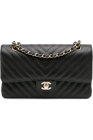 CHANEL Sac porté épaule Double Flap médium (2018-2019)