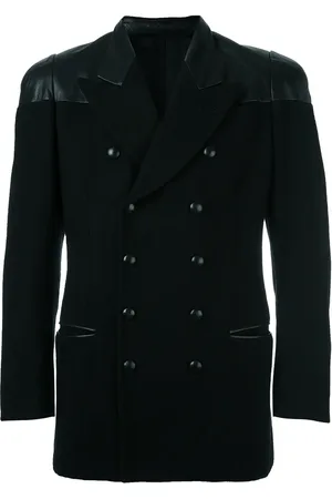 Jean Paul Gaultier Blazer à empiècements contrastants