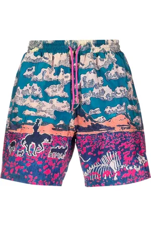 ICECREAM Short de bain Cloud World à lien de resserrage