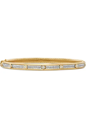 David Yurman Bracelet jonc Modern Renaissance en 18ct pavé de diamants