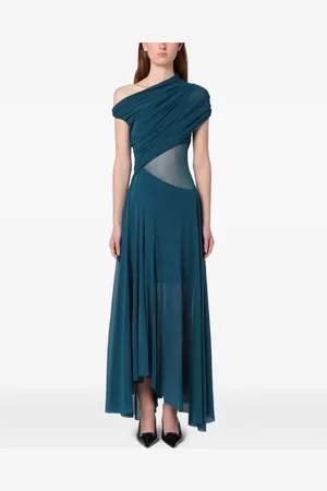 Serafini Robe longue à fronces