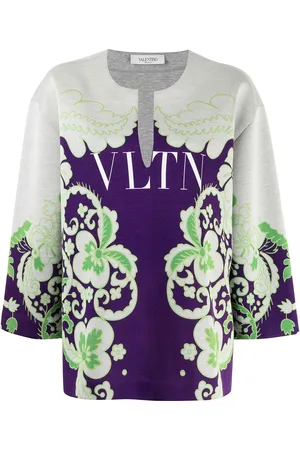 VALENTINO GARAVANI Pull VLTN à fleurs
