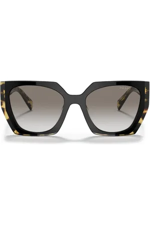 Prada Lunettes de soleil à effet écaille de tortue