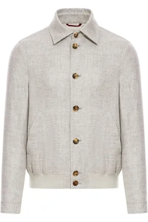 Brunello Cucinelli Veste à boutonnière