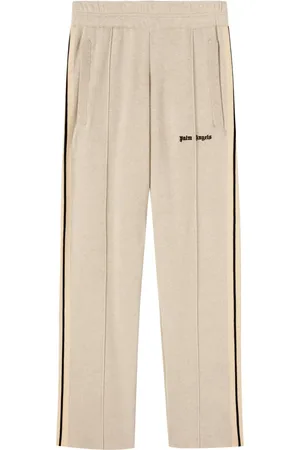 Palm Angels Pantalon de jogging en maille à logo brodé