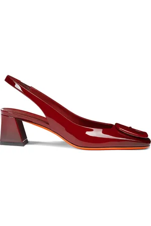 santoni Escarpins en cuir verni 50 mm