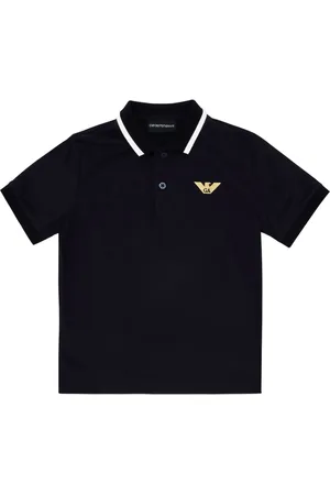 Emporio Armani Polo à logo brodé