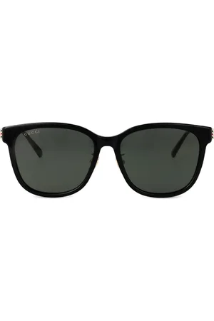 Gucci Lunettes de soleil à détail Web