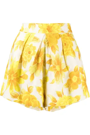 ALÉMAIS Short en lin Sonny à fleurs