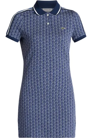 Lacoste Robe courte à motif monogrammé en jacquard