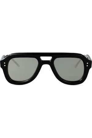 Thom Browne Lunettes de soleil à monture structurée