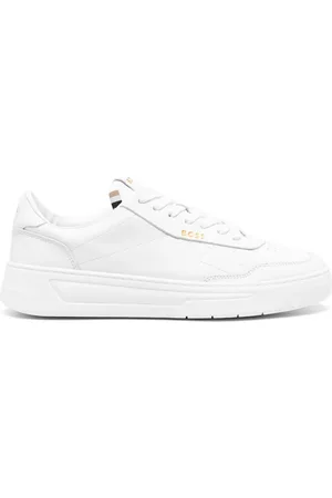 HUGO BOSS Baskets en cuir à logo imprimé