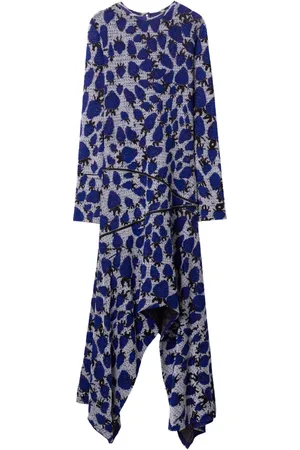 Burberry Robe à motif fraise en jacquard