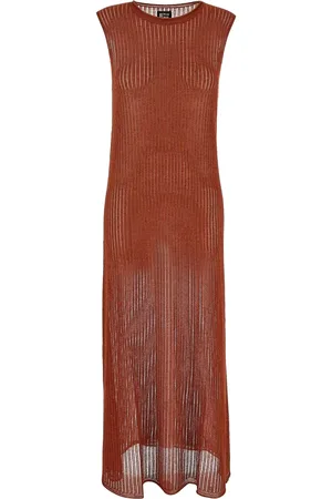 FISICO Robe de plage à design sans manches