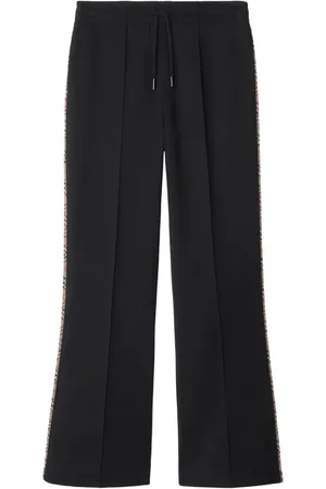 Burberry Pantalon de jogging à bords à carreaux