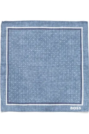 HUGO BOSS Carré de poche à logo imprimé