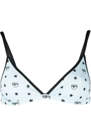 Chiara Ferragni Soutien-gorge triangle à logo imprimé