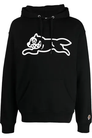 ICECREAM Hoodie Running Dog à bords nervurés