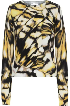 Oscar de la Renta Cardigan imprimé