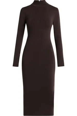 Michael Kors Robe mi-longue à col montant