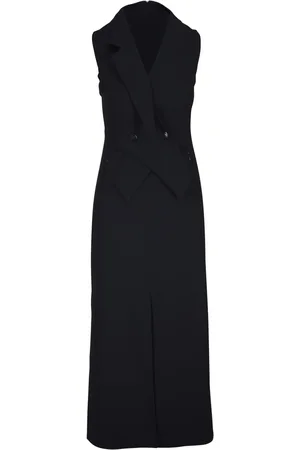 AKRIS Robe longue à design sans manches