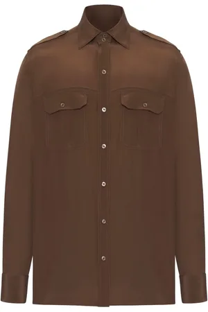 Tom Ford Chemise à boutonnière sur le devant