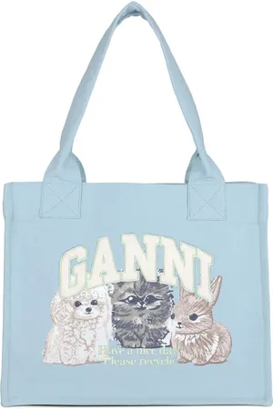 Ganni Sac cabas en coton recyclé