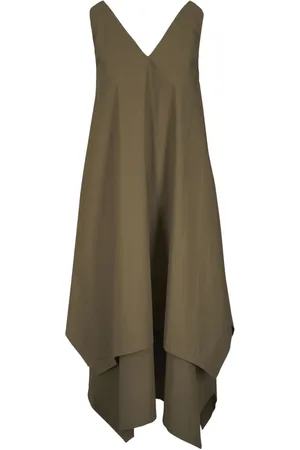 ODEEH Robe à ourlet asymétrique