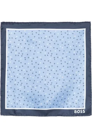 HUGO BOSS Carré de poche à imprimé géométrique
