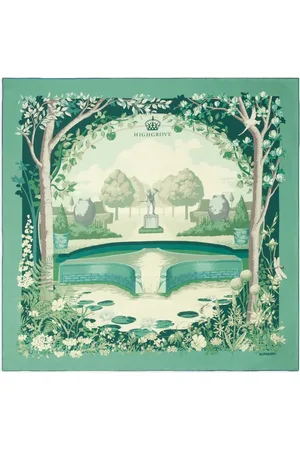 Burberry Foulard en soie à imprimé Highgrove