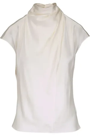 VERONICA BEARD Blouse drapée en satin