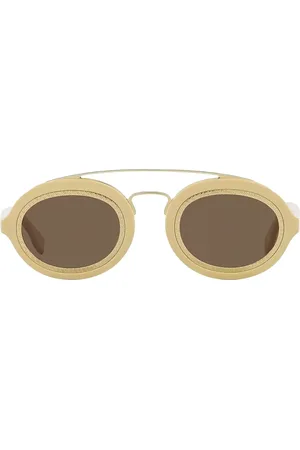 Fendi Lunettes de soleil à monture ovale