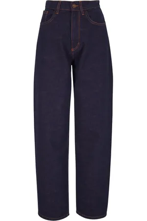 ODEEH Jean ample à taille haute
