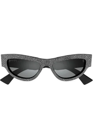 Gucci Lunettes de soleil à monture papillon