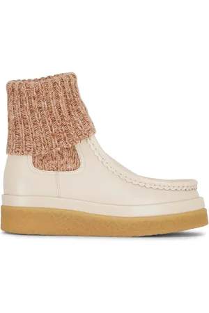 Chloé Bottes à empiècement en maille nervurée