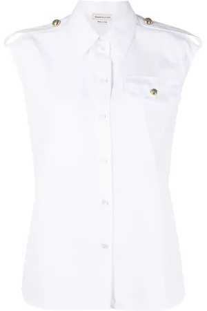 Alexander McQueen Chemise à design sans manches
