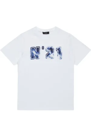 Nº21 T-shirt à logo imprimé