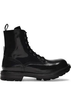 Alexander McQueen Bottines à effet de brillance