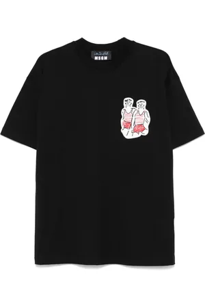 Msgm T-shirt Two Sailors