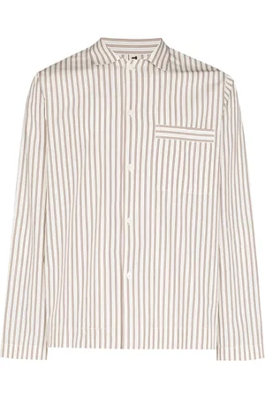 Tekla Chemise de pyjama en coton biologique à rayures