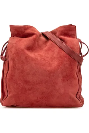 Loewe 2000-2024 Suede Drawstring Flamenco crossbody bag