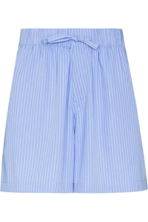 Tekla Short de pyjama rayé en popeline