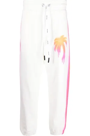 Palm Angels Pantalon de jogging Sprayed Palm en coton