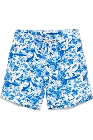 MC2 SAINT BARTH Short de bain à imprimé graphique