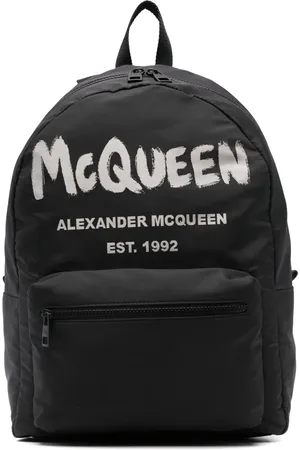 Alexander McQueen Sac à dos à imprimé graffiti