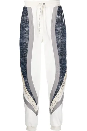 Roberto Cavalli Pantalon de jogging imprimé à bande logo