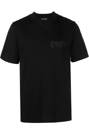 Roberto Cavalli T-shirt à logo brodé